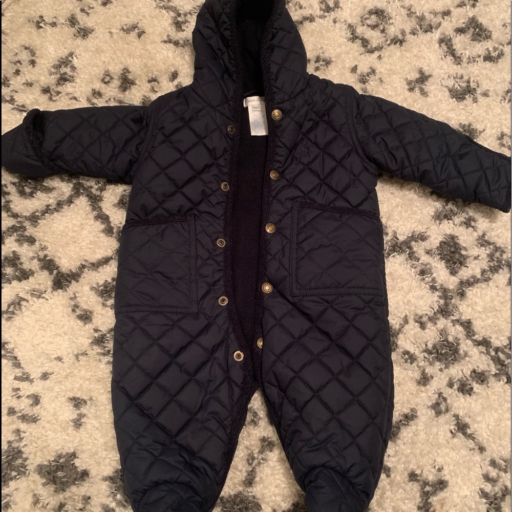 Ralph Lauren Hooded Quilted Snowsuit 9months